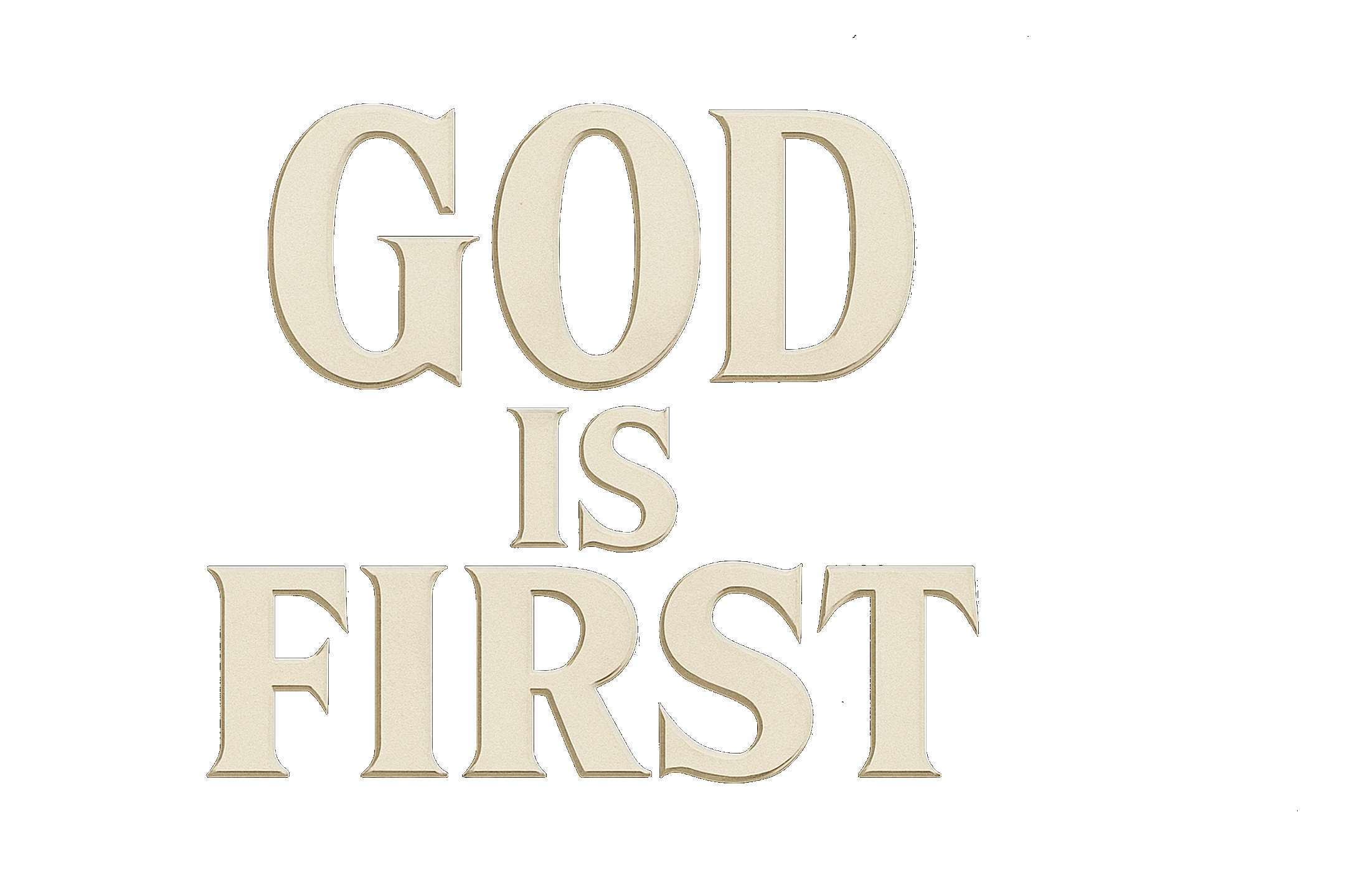 GOD IS FIRST CLOTHING